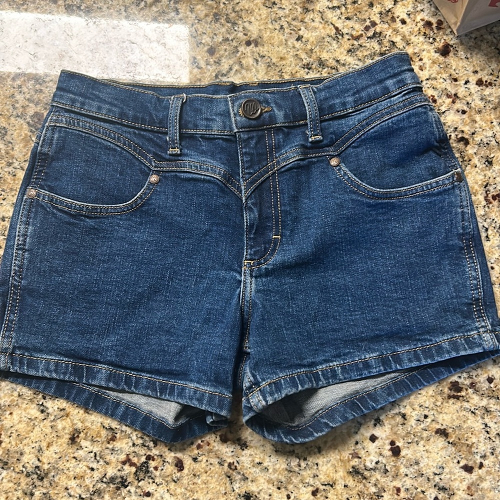 Wrangler Bailey Yoke Denim Shorts